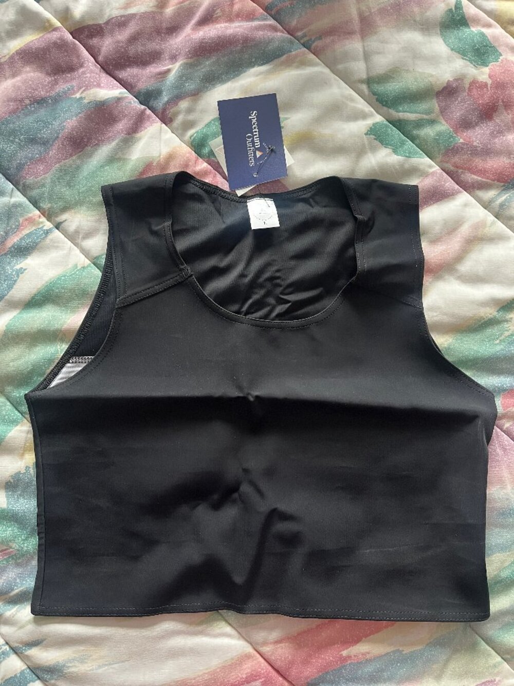 NWT Spectrum Outfitters Black Short Chest Binder | Large
